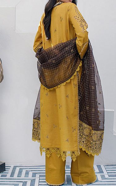 Marjjan Mustard Lawn Suit | Pakistani Lawn Suits- Image 2