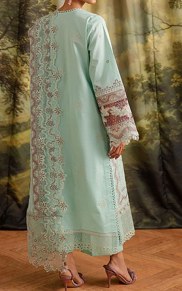 Marjjan Turquoise Lawn Suit | Pakistani Lawn Dress in USA- Image 2