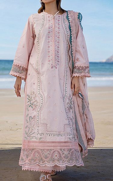Marjjan Pink Lawn Suit | Pakistani Lawn Suits- Image 1