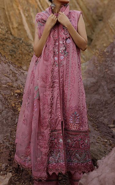 Marjjan Tea Pink Lawn Suit | Pakistani Lawn Suits- Image 1