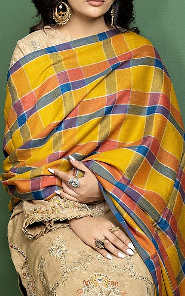 Marjjan Beiger Wool Suit | Pakistani Winter Dresses- Image 2