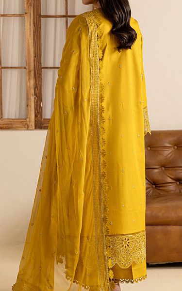 Marjjan Golden Yellow Lawn Suit | Pakistani Lawn Dress in USA- Image 2