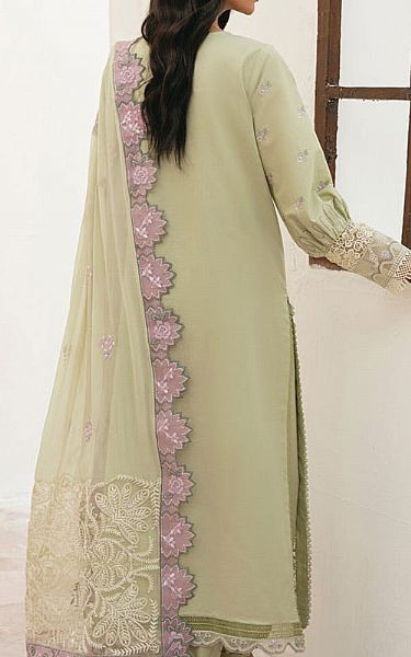 Marjjan Pistachio Green Lawn Suit | Pakistani Lawn Dress in USA- Image 2