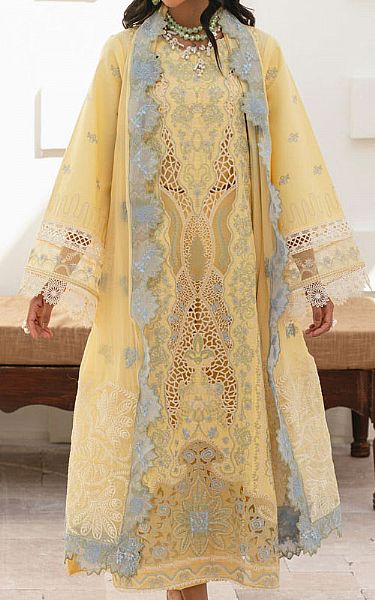 Marjjan Yellow Lawn Suit | Pakistani Lawn Dress in USA- Image 1