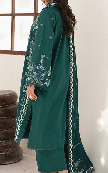 Marjjan Teal Lawn Suit | Pakistani Lawn Dress in USA- Image 2