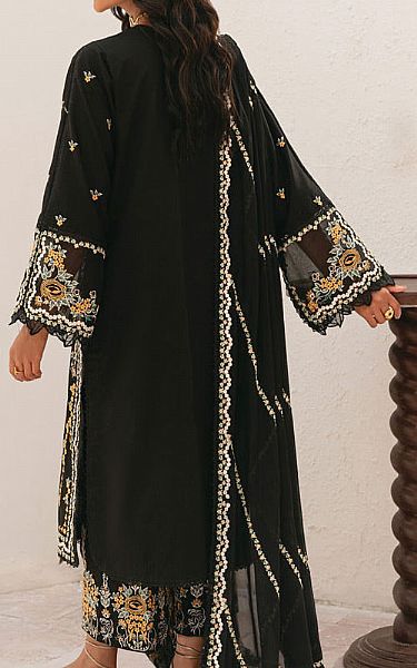 Marjjan Black Lawn Suit | Pakistani Lawn Dress in USA- Image 2