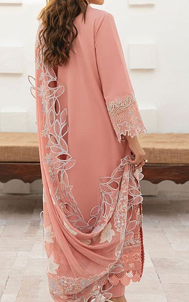 Marjjan Pink Lawn Suit | Pakistani Lawn Dress in USA- Image 2