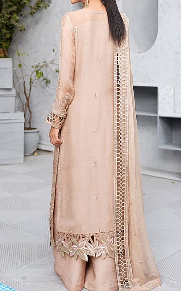 Maryams Cavern Pink Chiffon Suit | Pakistani Embroidered Chiffon Dresses USA- Image 2