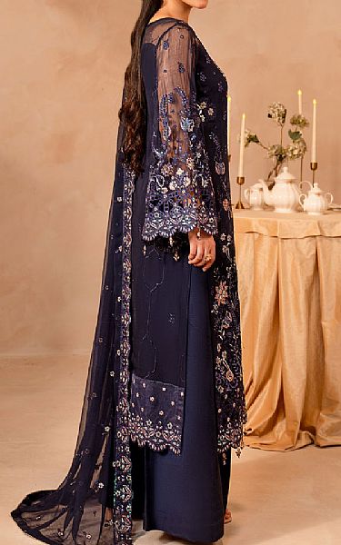 Maryams Blue Chiffon Suit | Pakistani Embroidered Chiffon Dresses USA- Image 2