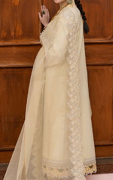 Maryum N Maria Sand Gold Lawn Suit | Pakistani Lawn Dress in USA- Image 2