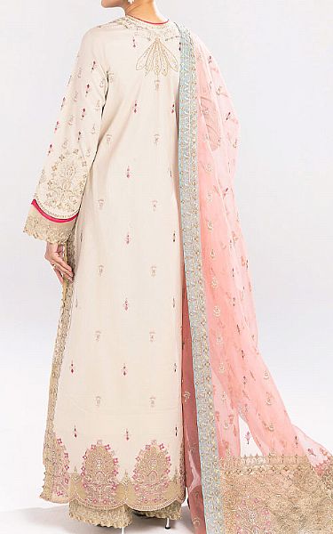 Maryum N Maria Ivory Lawn Suit | Pakistani Lawn Suits- Image 2
