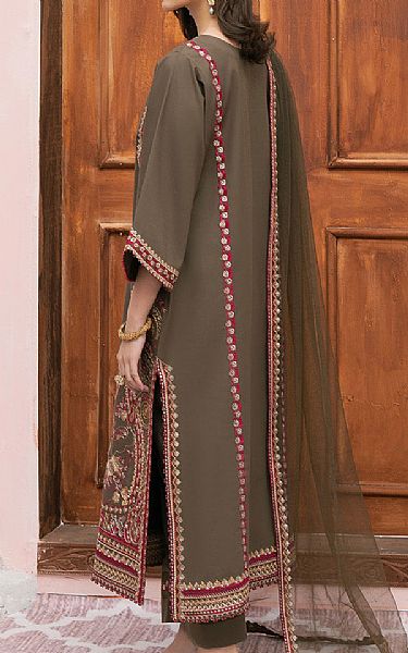 Maryum N Maria Olive Lawn Suit | Pakistani Lawn Dress in USA- Image 2