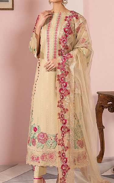 Maryum N Maria Ivory Lawn Suit | Pakistani Lawn Dress in USA- Image 1