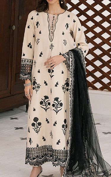 Maryum N Maria Black/White Lawn Suit | Pakistani Lawn Dress in USA- Image 1