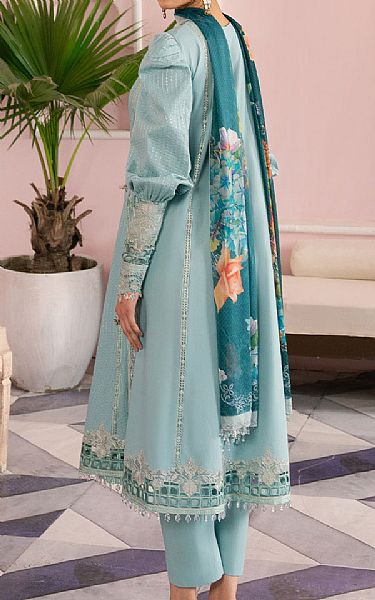 Maryum N Maria Ice Blue Lawn Suit | Pakistani Lawn Dress in USA- Image 2
