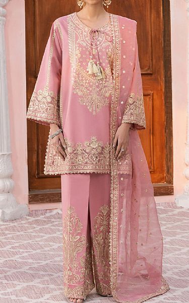 Maryum N Maria Pink Lawn Suit | Pakistani Lawn Dress in USA- Image 1