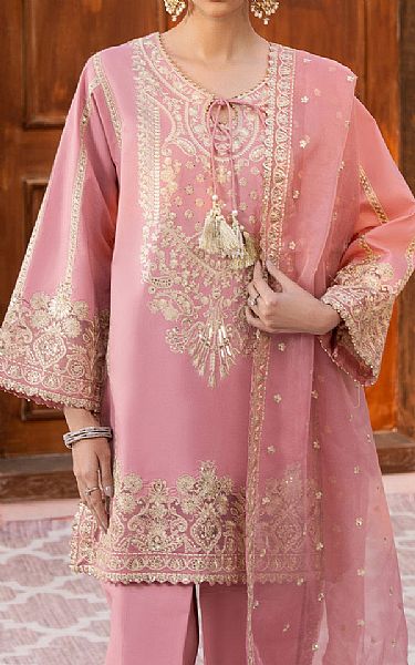 Maryum N Maria Pink Lawn Suit | Pakistani Lawn Dress in USA- Image 2