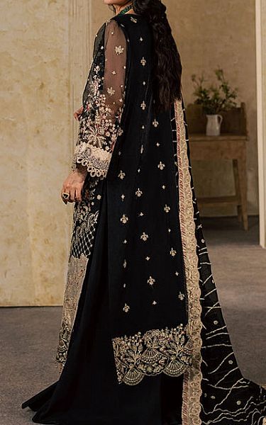 Maryum N Maria Golden Organza Suit | Pakistani Embroidered Chiffon Dresses USA- Image 2