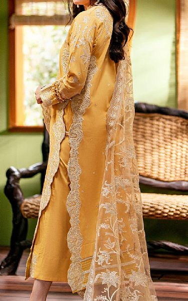 Maryum N Maria Yellow Lawn Suit | Pakistani Lawn Suits- Image 2