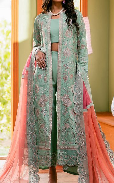 Maryum N Maria Cascade Lawn Suit | Pakistani Lawn Suits- Image 1
