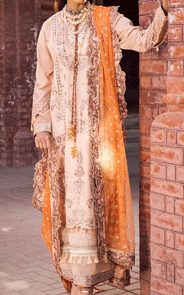 Maryum N Maria Ivory Lawn Suit | Pakistani Lawn Suits- Image 1