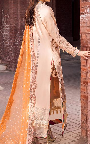 Maryum N Maria Ivory Lawn Suit | Pakistani Lawn Suits- Image 2