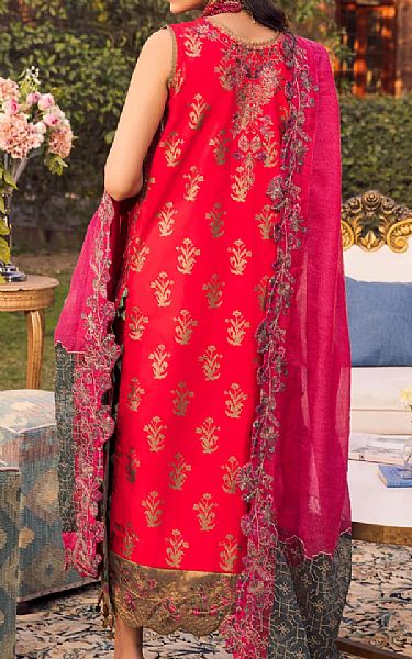 Maryum N Maria Red Lawn Suit | Pakistani Lawn Suits- Image 2