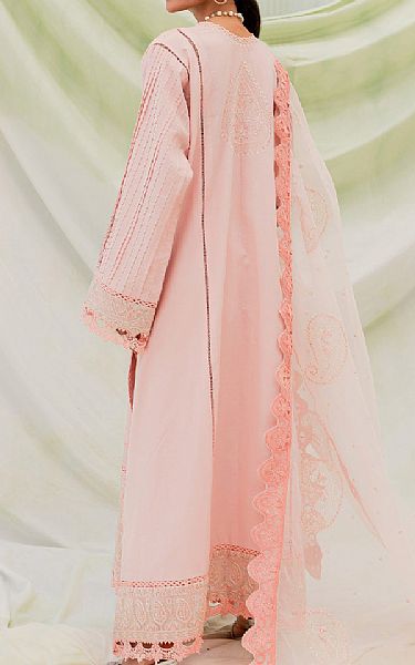 Maryum N Maria Peach Lawn Suit | Pakistani Lawn Suits- Image 2