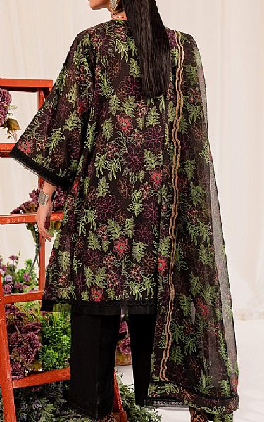 Maryum N Maria Black/Green Lawn Suit | Pakistani Lawn Suits- Image 2