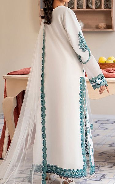Maryum N Maria White Lawn Suit | Pakistani Lawn Dress in USA- Image 2