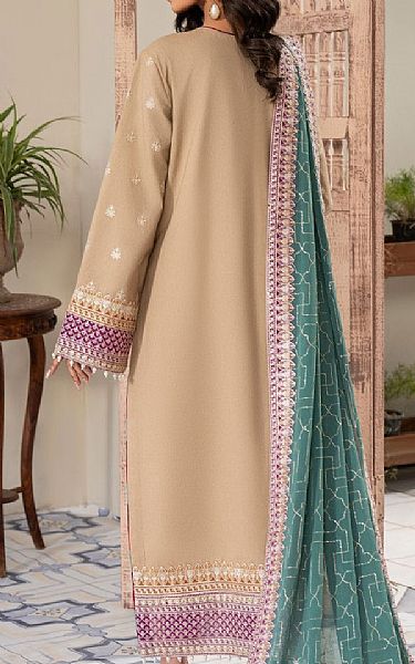 Maryum N Maria Beige Lawn Suit | Pakistani Lawn Dress in USA- Image 2