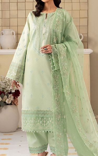 Maryum N Maria Nile Green Lawn Suit | Pakistani Lawn Dress in USA- Image 1