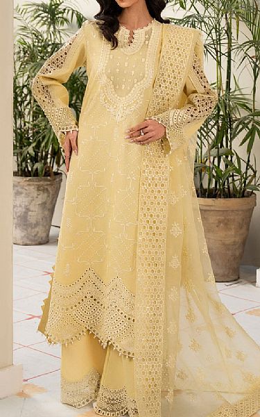 Maryum N Maria Sand Gold Lawn Suit | Pakistani Lawn Dress in USA- Image 1