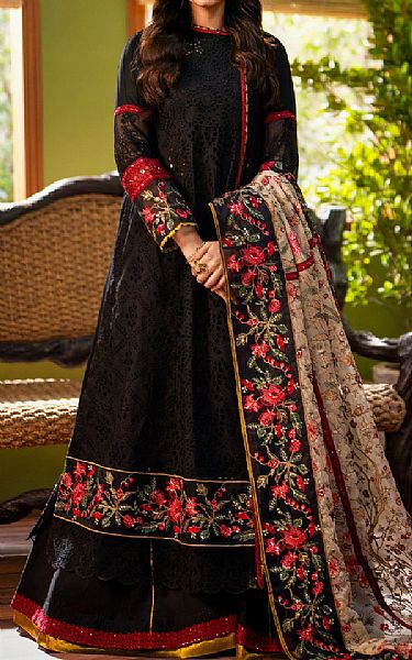 Maryum N Maria Black Lawn Suit | Pakistani Lawn Suits- Image 1