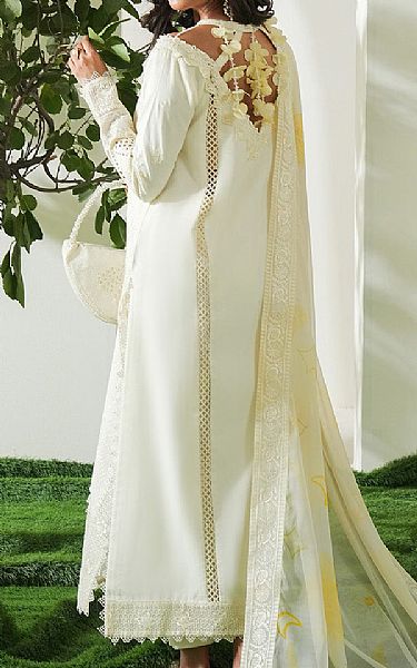 Maryum N Maria White Lawn Suit | Pakistani Lawn Dress in USA- Image 2