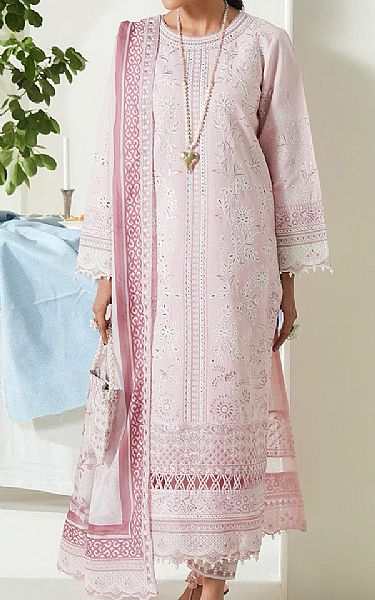 Maryum N Maria Light Pink Lawn Suit | Pakistani Lawn Dress in USA- Image 1