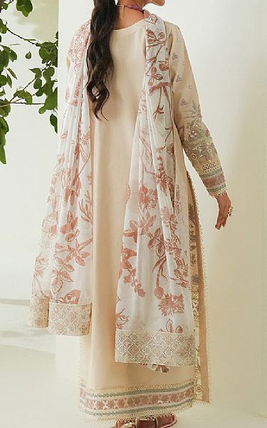 Maryum N Maria Ivory Lawn Suit | Pakistani Lawn Dress in USA- Image 2