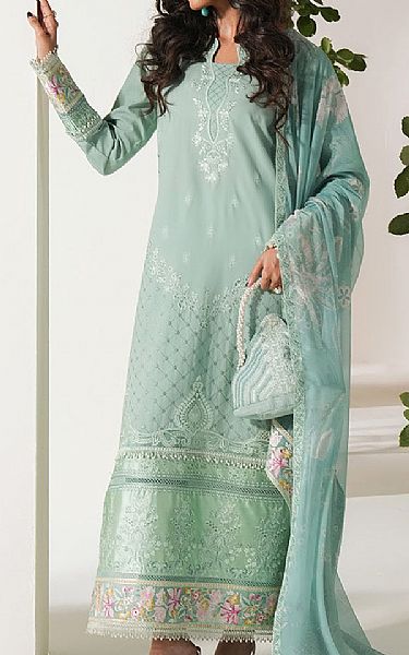Maryum N Maria Summer Green Lawn Suit | Pakistani Lawn Dress in USA- Image 1