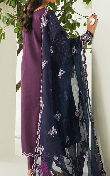 Maryum N Maria Dull Purple Lawn Suit | Pakistani Lawn Dress in USA- Image 2