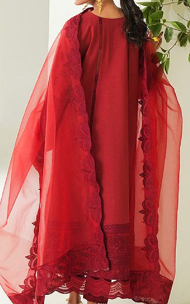 Maryum N Maria Cornell Red Lawn Suit | Pakistani Lawn Dress in USA- Image 2
