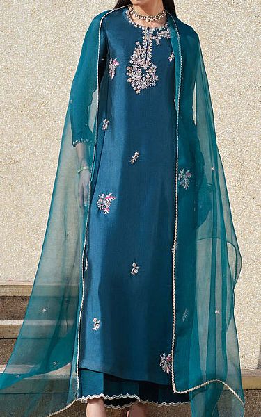 Mahum Asad Emerald Command | Pakistani Pret Wear Clothing by Mahum Asad- Image 1