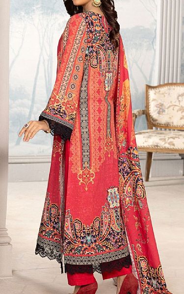 Brink Pink Khaddar Suit | Mohagni Pakistani Winter Dresses