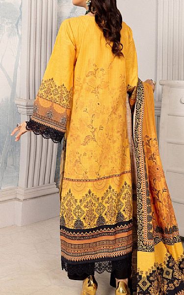 Mohagni Mustard Khaddar Suit | Pakistani Dresses in USA- Image 2