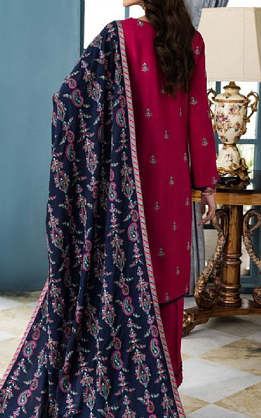 Mohagni Magenta Dhanak Suit | Pakistani Dresses in USA- Image 2