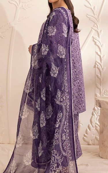 Mohagni Dusty Purple Lawn Suit | Pakistani Lawn Dress in USA- Image 2