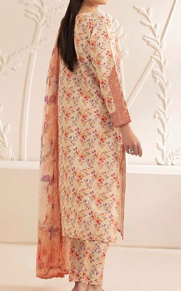 Mohagni Off White Lawn Suit | Pakistani Lawn Dress in USA- Image 2