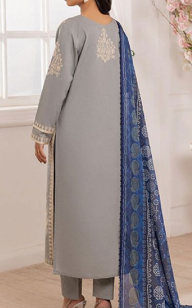 Mohagni Grey Lawn Suit | Pakistani Lawn Dress in USA- Image 2