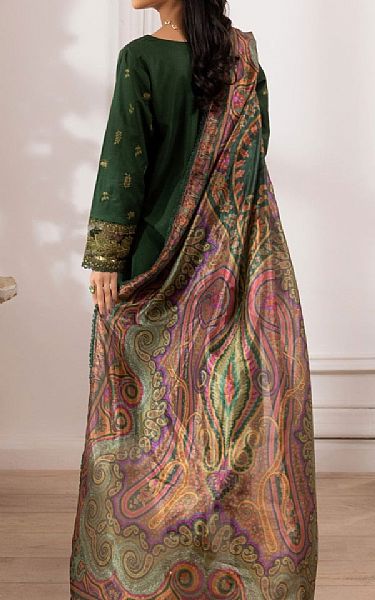 Mohagni Green Lawn Suit | Pakistani Lawn Dress in USA- Image 2