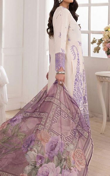 Mohagni White Lawn Suit | Pakistani Lawn Dress in USA- Image 2