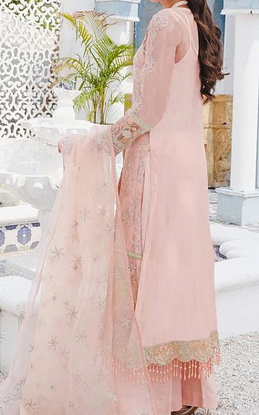 Motifz Baby Pink Crinkle Chiffon Suit | Pakistani Dresses in USA- Image 2
